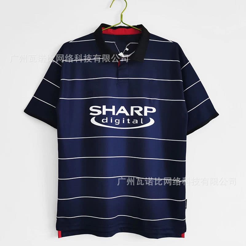 image-Football Jersey - Retro Home Away Long Sleeve Polyester
