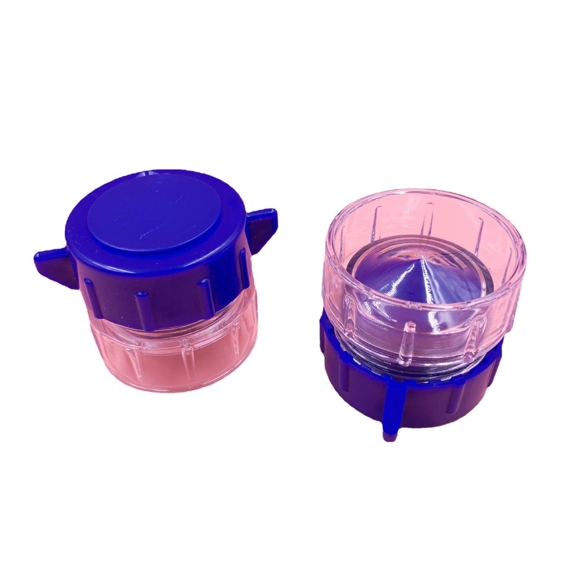 image-Hudongkang Portable Pill Crusher Grinder - Blue 4.5*5cm