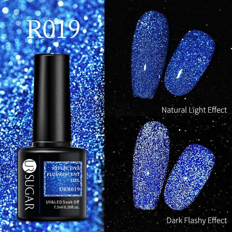 image-Fluorescent Reflective Manicure Gel - UR 2022 Phototherapy Jelly 7.5ml