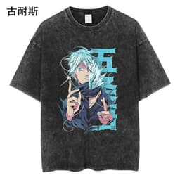image-Men's Retro Short-Sleeve T-Shirt, Distressed Cotton, XXL, Street Hip Hop