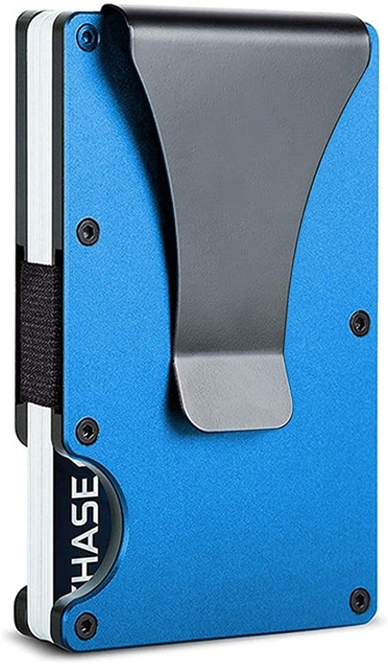 image-Aluminum Alloy RFID Credit Card Holder - Silver 2 in 1 Anti-Theft