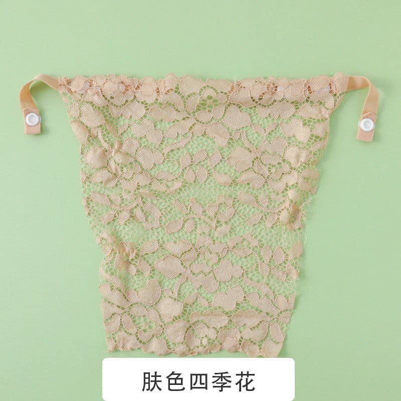 image-Lace Bralette Triangle Cup - White Anti-Light
