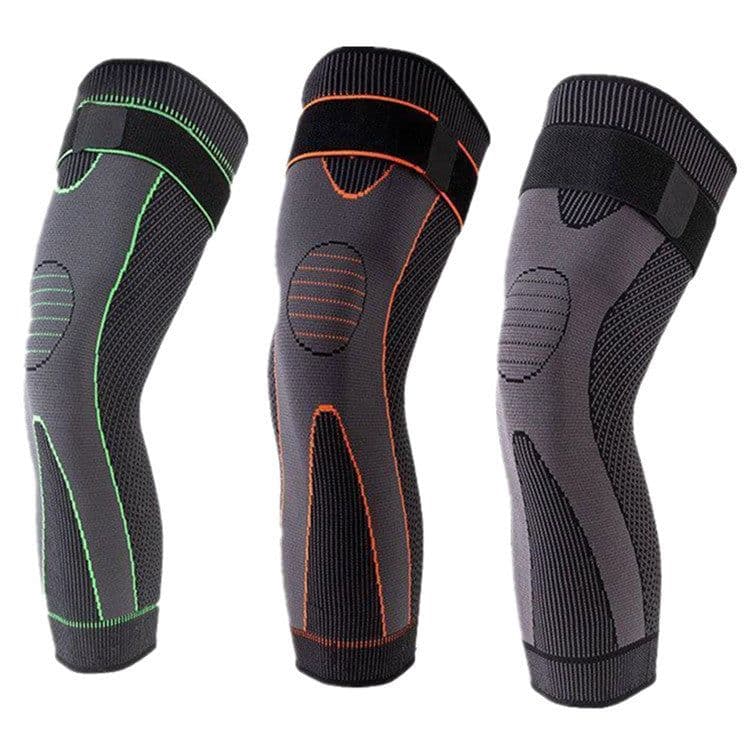 image-Extended nylon four-sided elastic knee pads to keep warm men and women knee pads leg pads elderly wormwood waist protection shoulder protection supplies