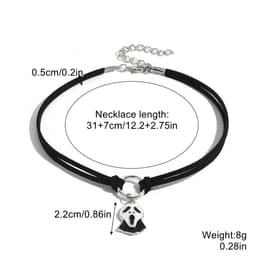 image-European and American Cross-Border Gothic Jewelry Halloween Jewelry Dark Bat Ghost Skeleton Pumpkin Spider Halloween Necklace