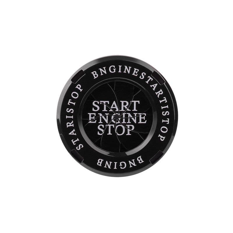 image-Universal Zinc Alloy Motorcycle Start Button Protection Cover - Ignition Switch Ring