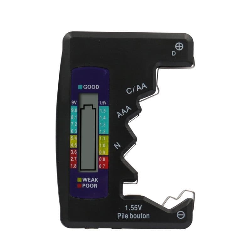 image-Xing Weiqiang Battery Tester - 1.5V 9V Black