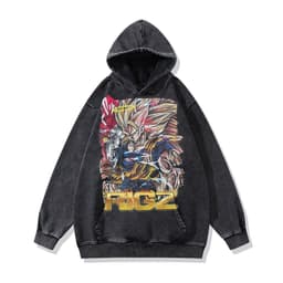 image-Cotton Fleece Hoodie - Kangaroo Pocket Loose Fit XXL