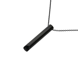 image-Stainless Steel Whistle Necklace - Meditation Breathing Pendant