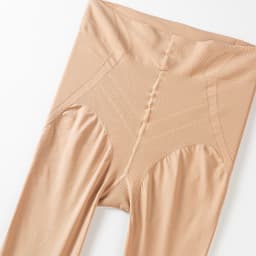 image-Skin Color Pantyhose - Nylon Butt Lift Plus Size