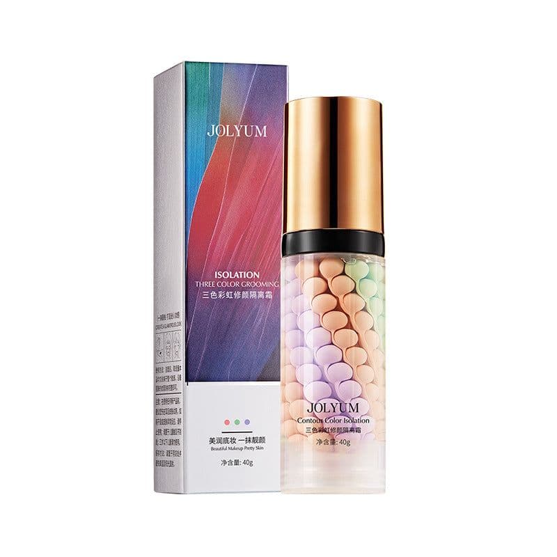 image-Jiumeitang three-color light-sensing isolation cream improves skin tone, refreshing and moisturizing makeup primer, natural nude makeup rejuvenation isolation cream