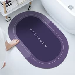 image-Cross-border exclusively for diatom mud soft mats, strong water and moisture absorption mats, toilets, bathrooms, anti-slip mats, quick-drying mats