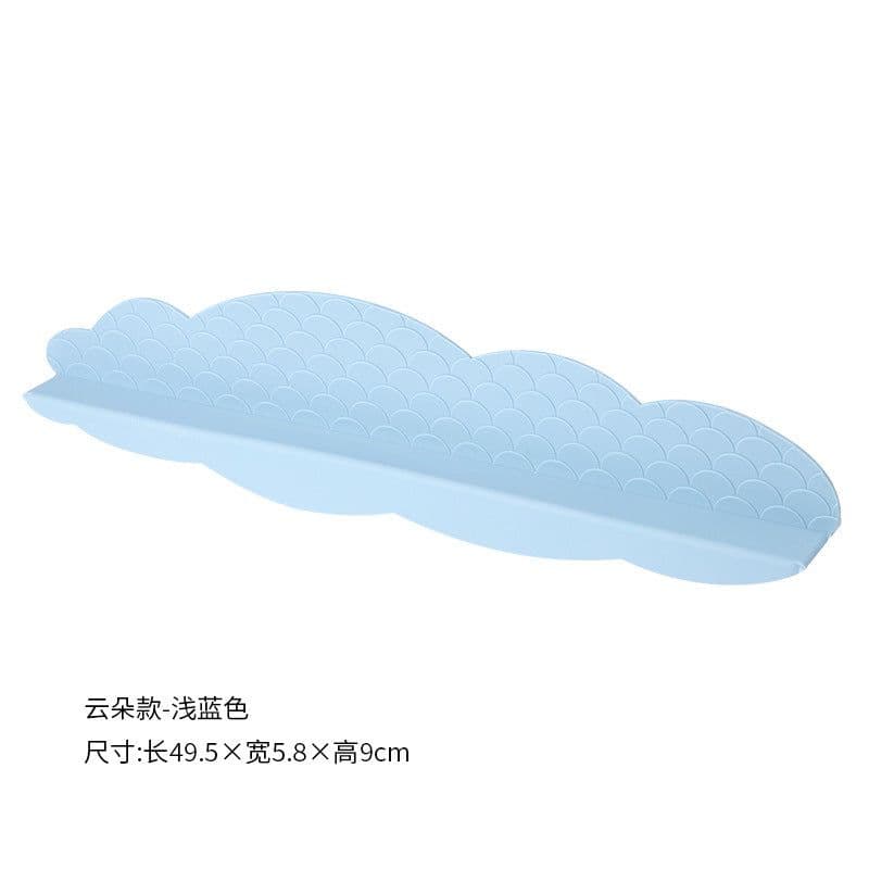 image-Kitchen Sink Splash Guard Silicone Suction Cup Baffle