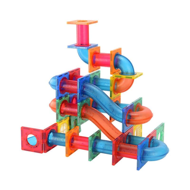 image-Color Window Pipe Magnetic Building Blocks 178pcs