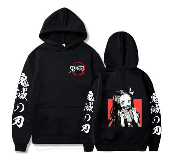image-Men's & Women's Anime Hooded Hoodie - Large Size