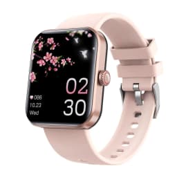 image-F57L Smart Watch - Pink Blood Oxygen Heart Rate Monitor