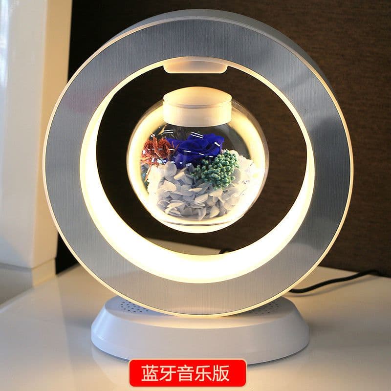 image-Rose Lovers Magnetic Levitation Flower - Blue