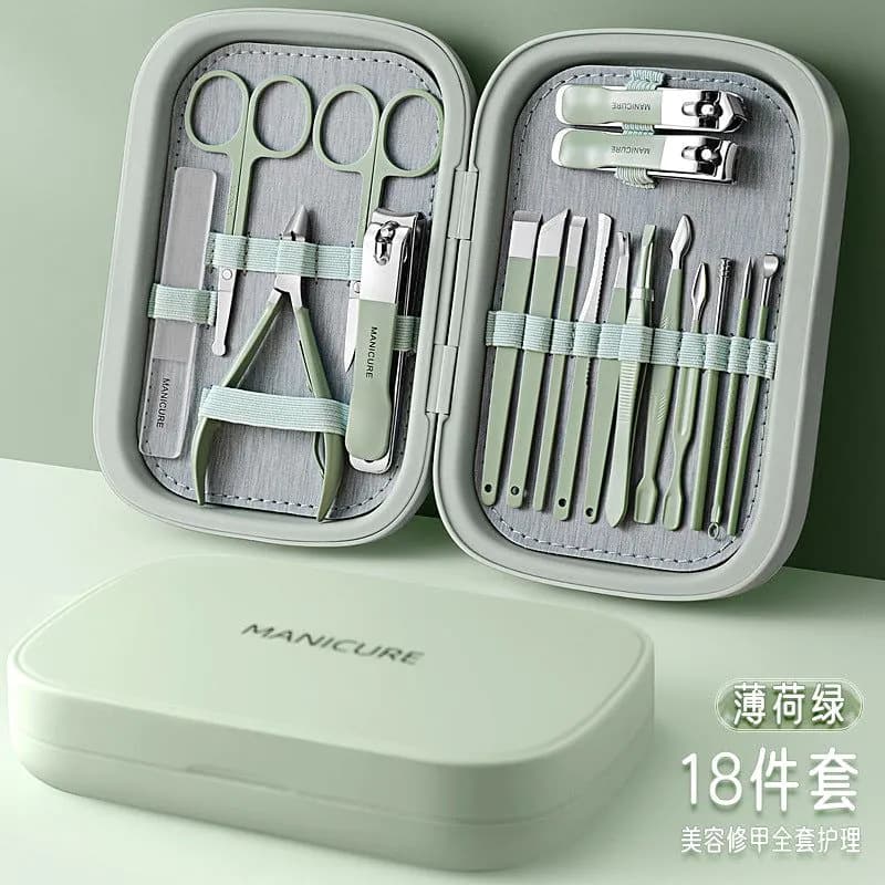 image-New Stainless Steel Nail Clippers Set - Manicure Pedicure