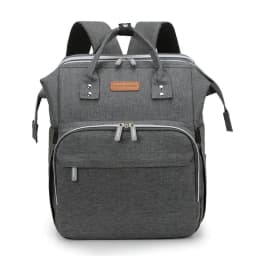 image-Mommy Bag Backpack - Portable Foldable Crib