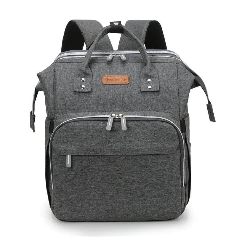 image-Mommy Bag Backpack - Portable Foldable Crib
