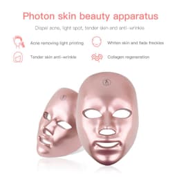 image-GLOMEVE LED Color Light Mask IPL Device - Rechargeable Seven Color Skin Rejuvenation