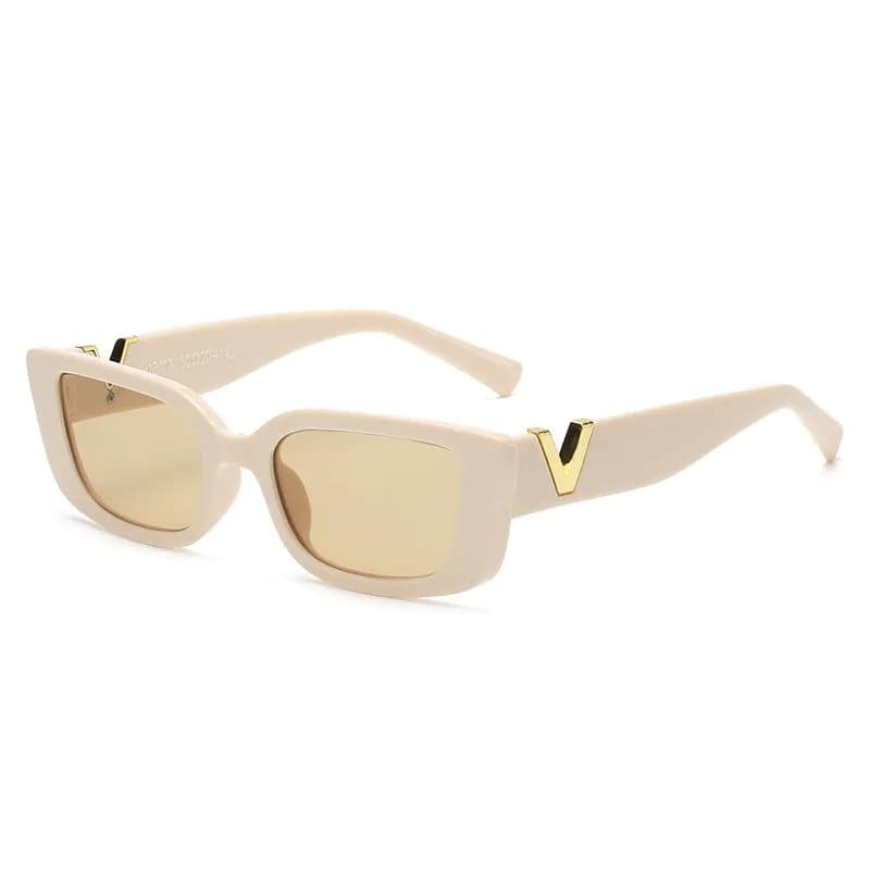 image-Fashion small frame sunglasses European and American square sunshade sunglasses INA trendy sunglasses
