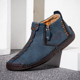 image-Xun Qi Martin Boots - Dark Green Size 48 Zipper