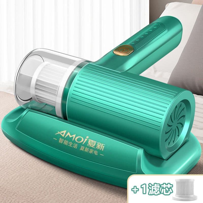 image-Handheld Portable Wireless Mite Removal Cleaner Green 46-70dB