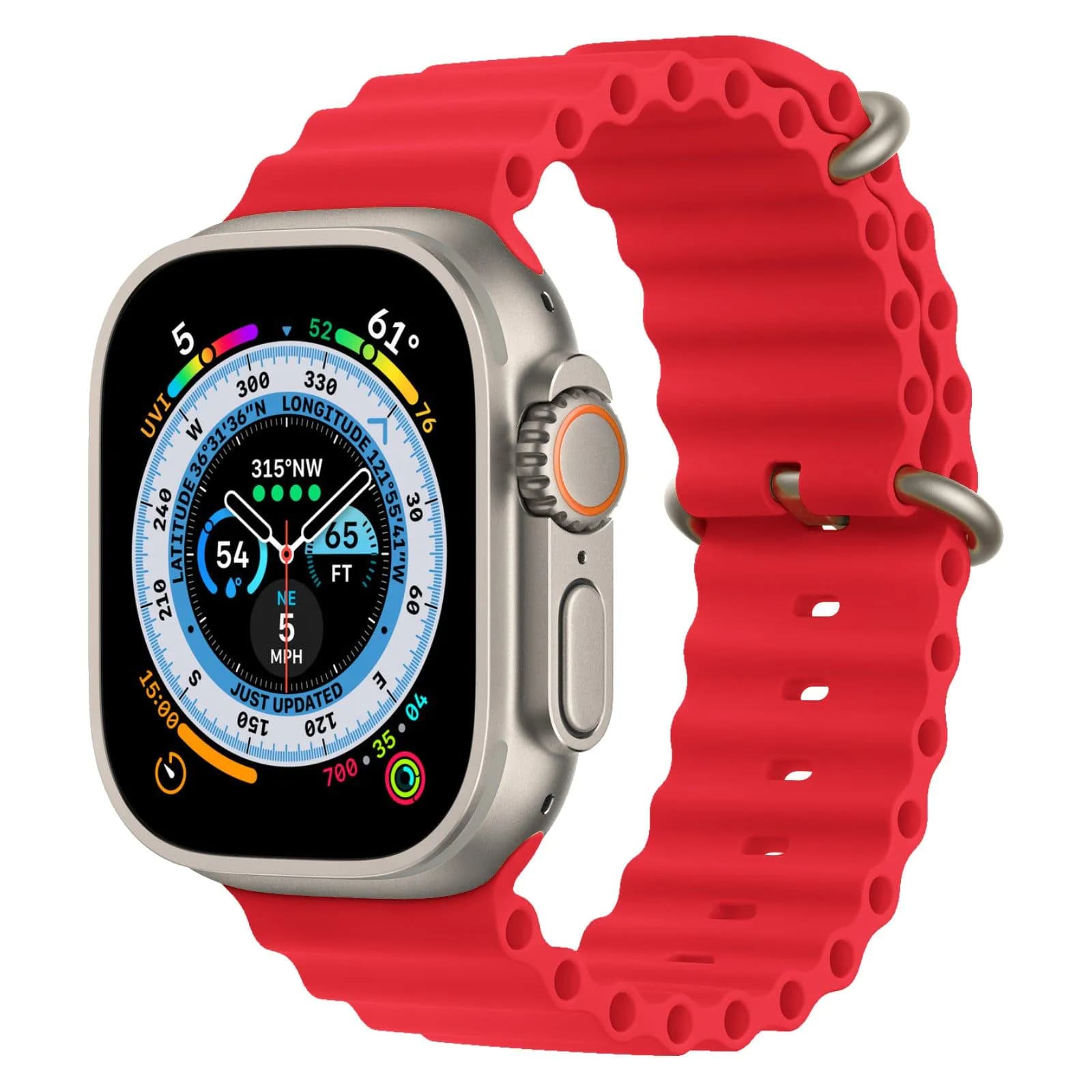 image-Apple Watch Marine Silicone Strap Universal Compatible