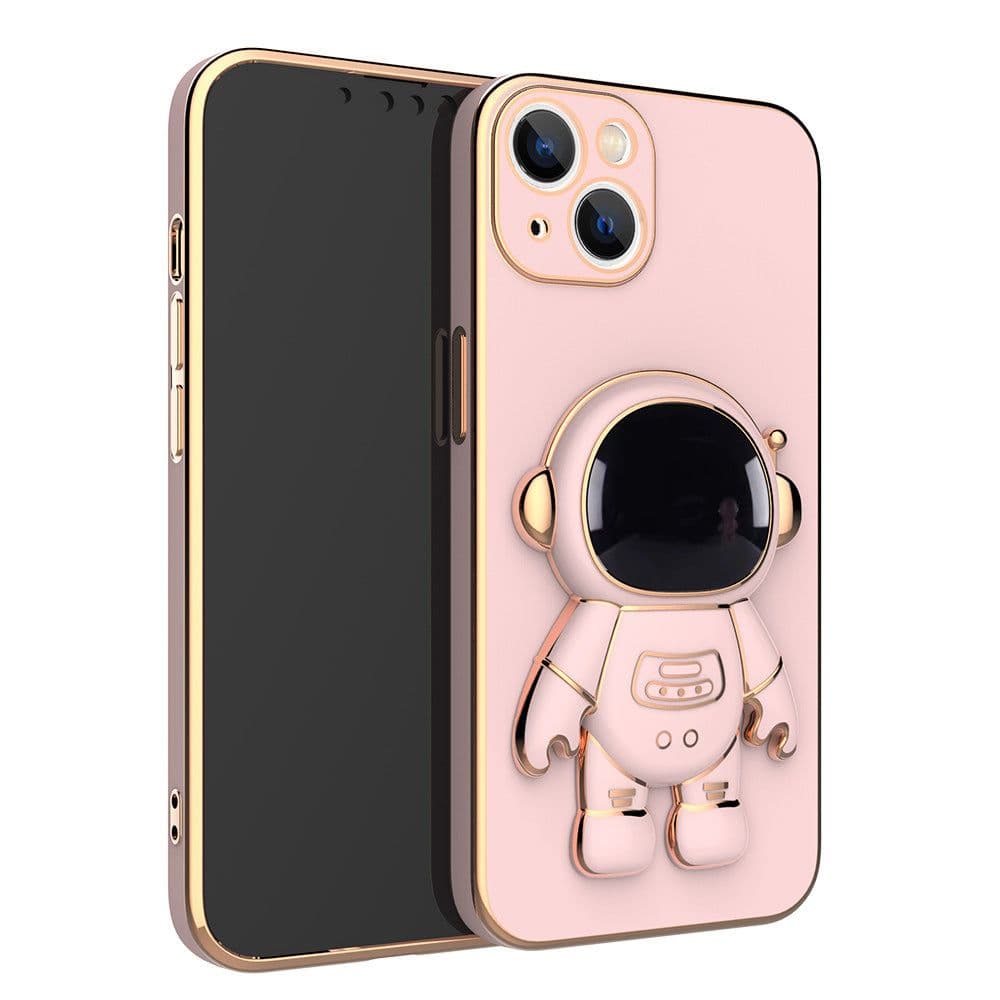 image-Nine Billion Dreams iPhone 14 Pro Max Case - White 3D Astronaut Protective Cover