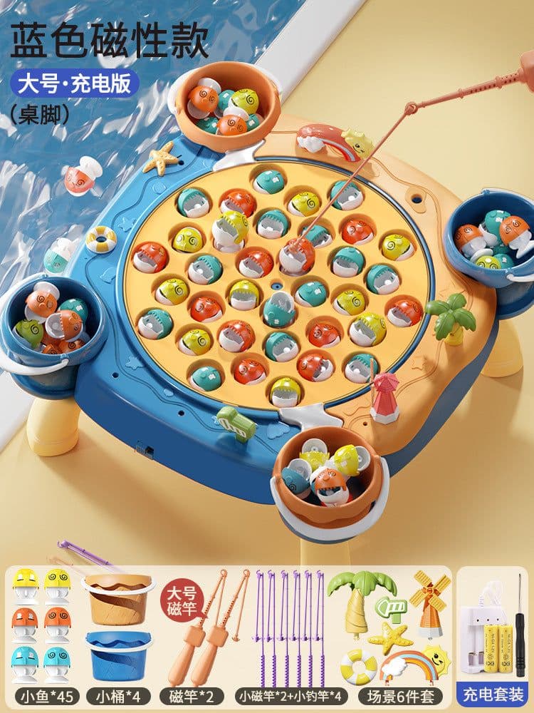 image-Magnetic Fishing Toy - Educational Playhouse for Kids