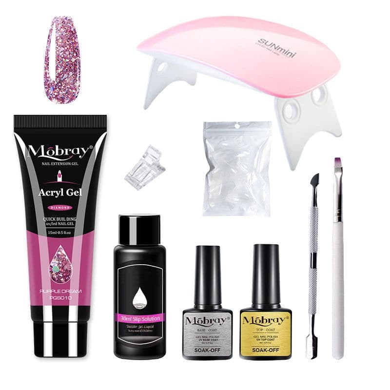image-Meike 9-Piece Manicure Set Nail Extension Mold
