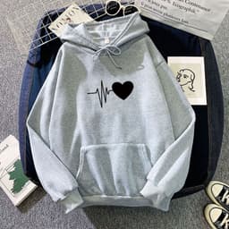 image-Men's Women's Fleece Hoodie Sweater - Loose, Polyester, XXXL