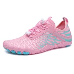 image-Unisex Water Shoes - White Mesh Low Cut