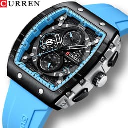 image-Curren 8442 Men's Quartz Watch Black
