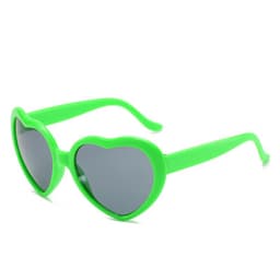 image-Mori Fox Heart Sunglasses - Black UV400