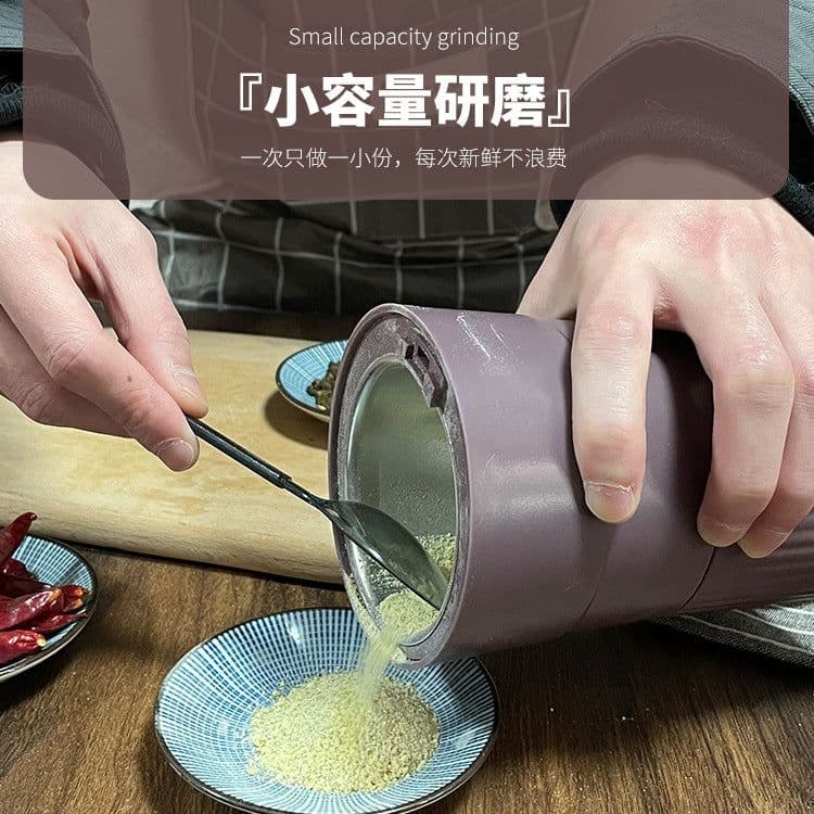 image-Grinder Small Powder Machine Navy Blue
