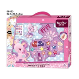 image-Kids Makeup Toy Suitcase - Princess Makeup Set for Girls 7-14 Years Old - Birthday Gift
