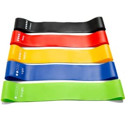image-Latex Resistance Bands Set 5 Pack - Yoga Exercise