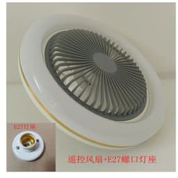image-LED Ceiling Fan Light - 30W E27 260mm Modern