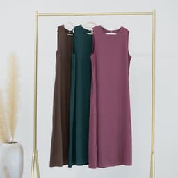 image-Loriya Summer Sleeveless Long Skirt - Macaron Solid