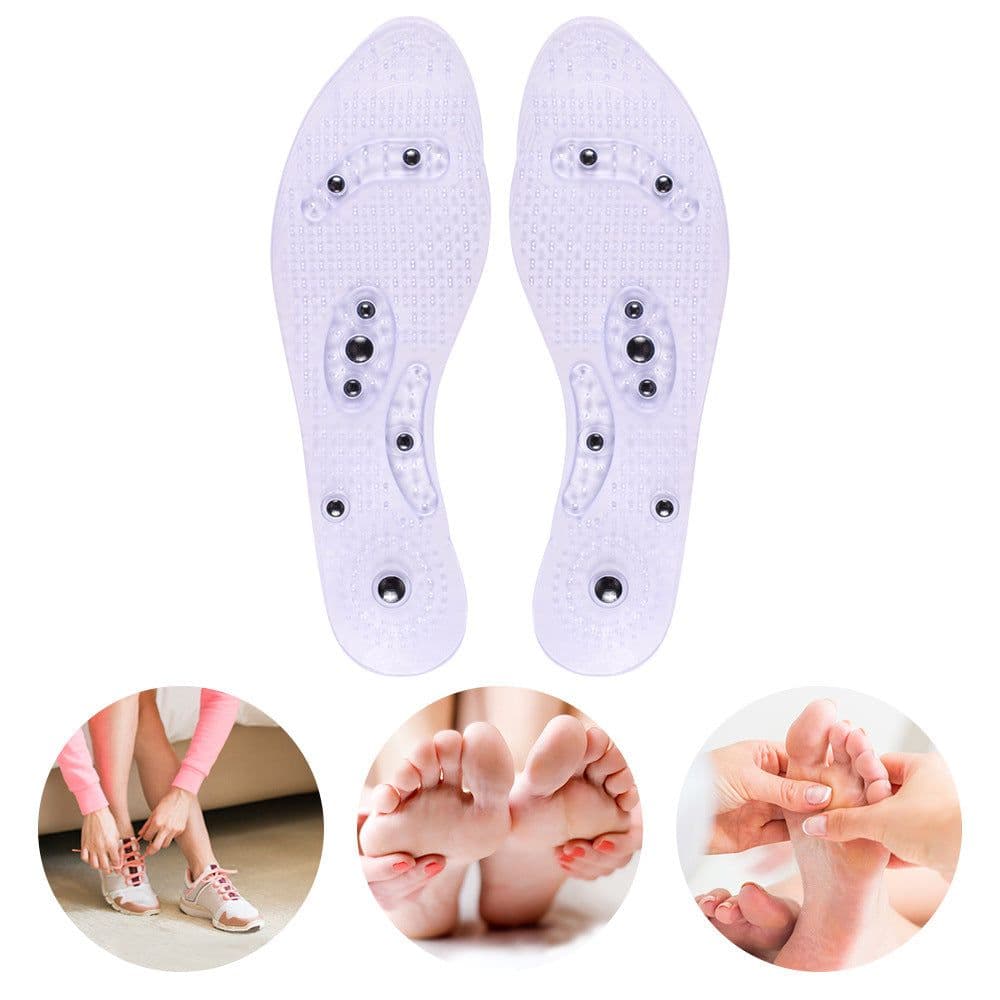 image-Douyin Kuaishou live broadcast PVC magnetic insoles 8 magnet insoles transparent insoles magnetic magnets have no effect