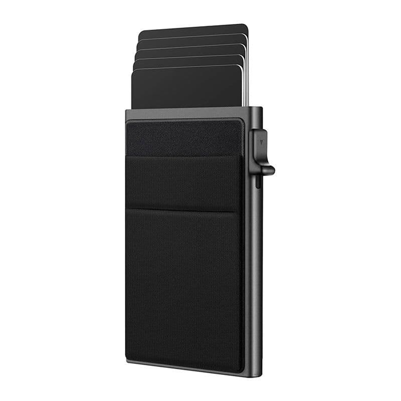image-Men's Aluminum RFID Card Holder - 2023 Innovative Design