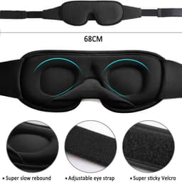 image-Foreign Trade 3D Sleeping Eye Mask - Breathable