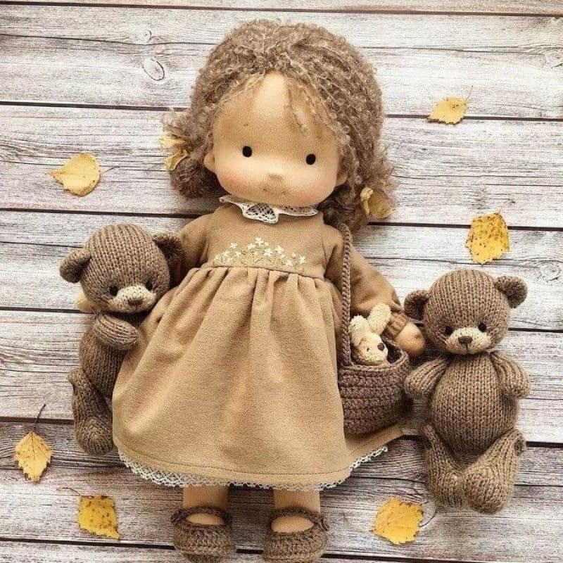 image-Waldorf Doll Vinyl Mini Christmas Thumbling