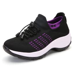 image-Spot cross-border large size women's shoes wedge heightening rocking shoes cold sticky high quality women's shoes dance leisure