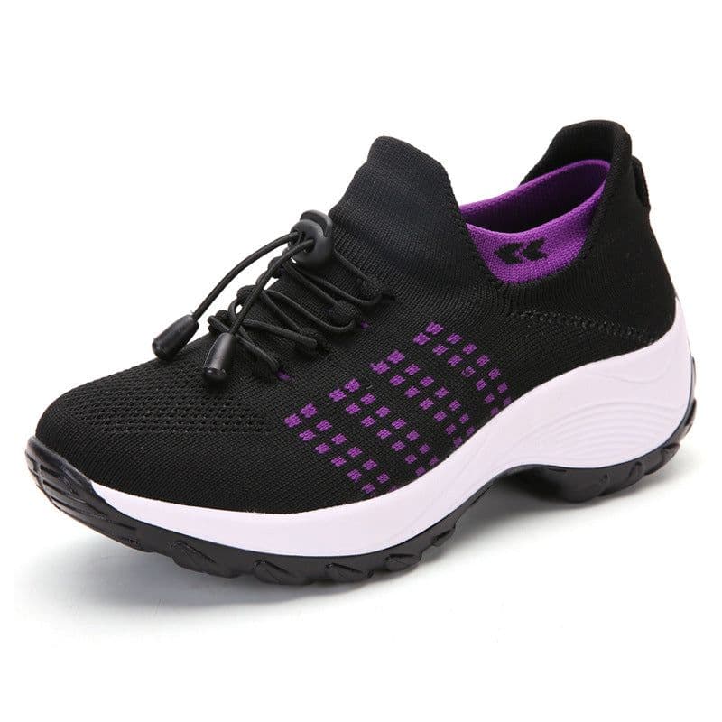 image-Spot cross-border large size women's shoes wedge heightening rocking shoes cold sticky high quality women's shoes dance leisure