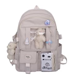 image-Ins wind large-capacity backpack Harajuku cartoon