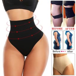 image-Slimming Butt Lifter Pants Women Seamless Underwear Black XXXL