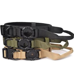 image-AirTag Compatible Tactical Dog Leash - Nylon, Adjustable, Anti-Breakaway, Explosion-Proof