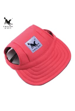 image-Canvas Denim Baseball Cap for Dogs - XL, Sun Visor, Camouflage Beach Hat